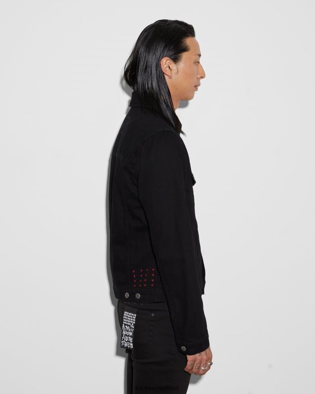 Ksubi mannelijk klassiek jasje XT0TV429 kleding zwart