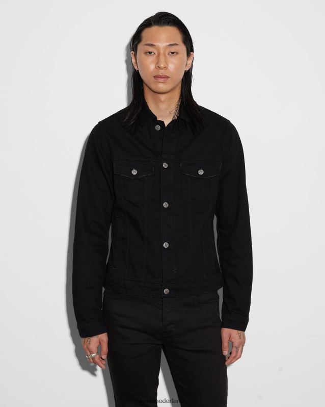 Ksubi mannelijk klassiek jasje XT0TV429 kleding zwart