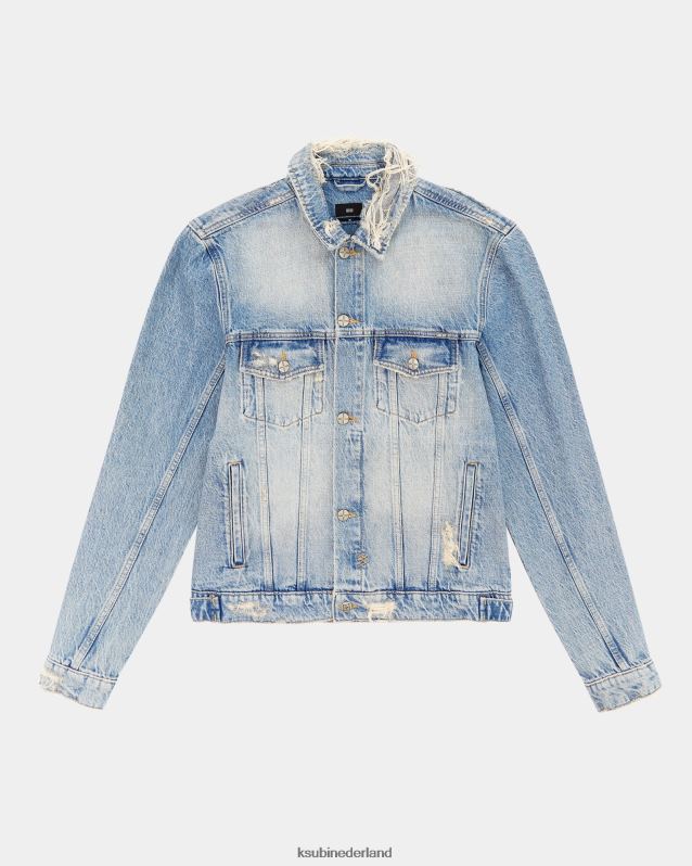 Ksubi mannelijk klassieke jas Heritage-reparatie XT0TV424 kleding blauw