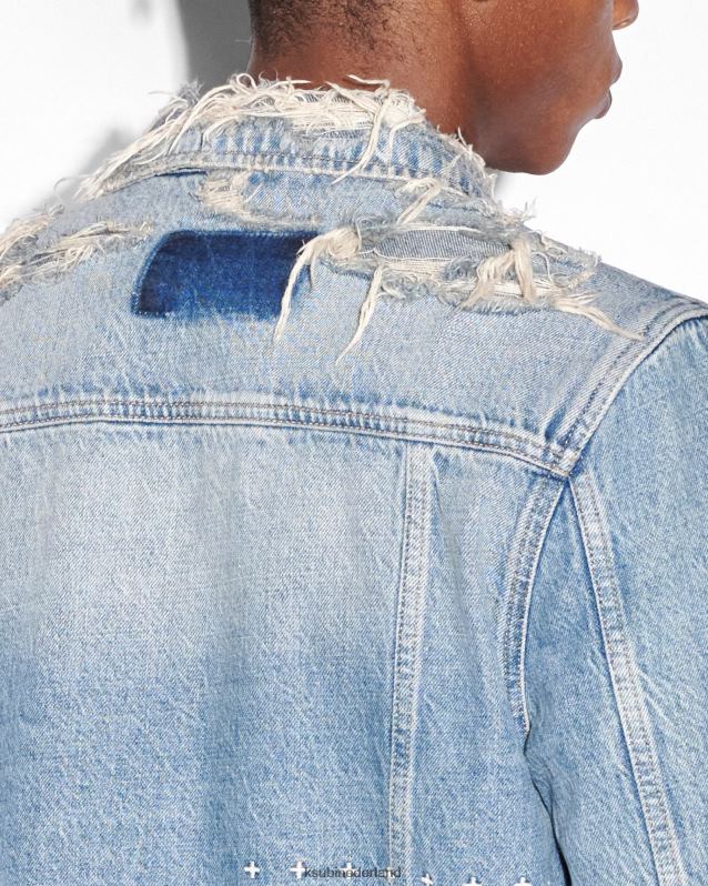 Ksubi mannelijk klassieke jas Heritage-reparatie XT0TV424 kleding blauw