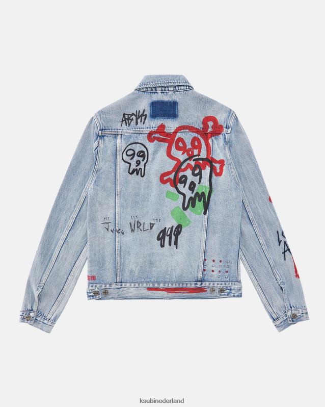 Ksubi mannelijk klassieke jas sapreis XT0TV190 kleding blauw