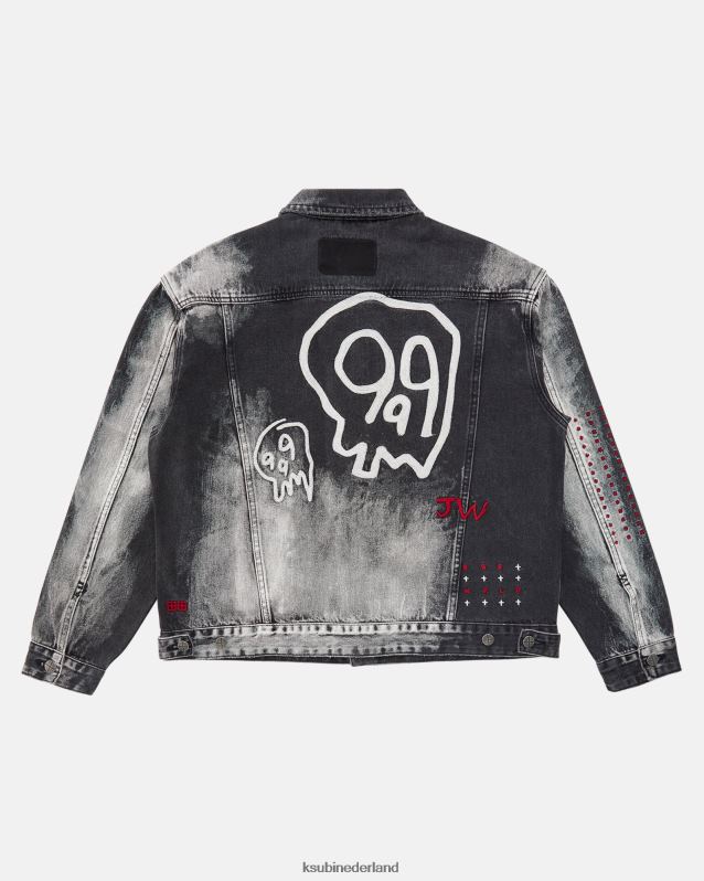 Ksubi mannelijk oh g jas XT0TV191 kleding zwart