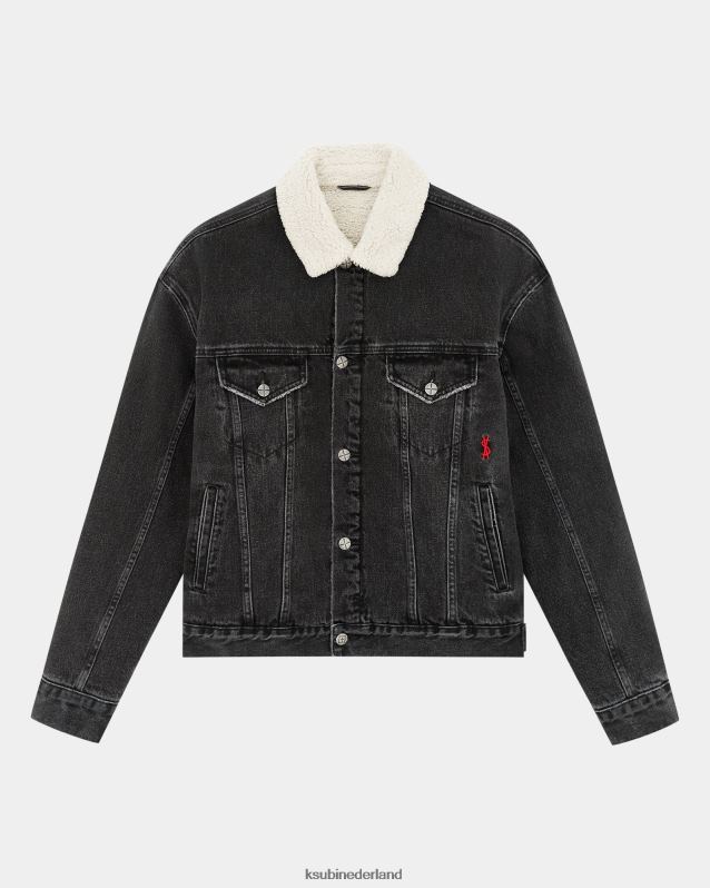 Ksubi mannelijk oh g jas XT0TV444 kleding zwart