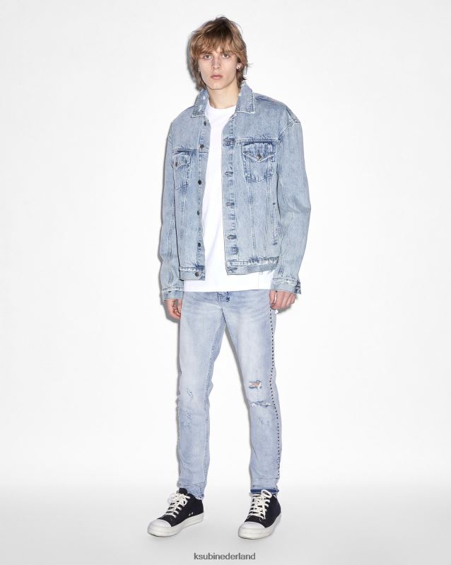 Ksubi mannelijk oh g jas XT0TV453 kleding blauw