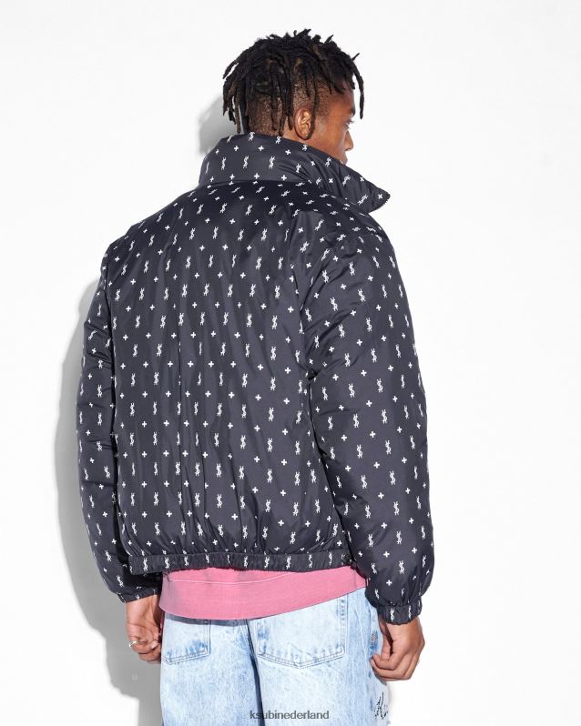 Ksubi mannelijk vlucht pufferjack XT0TV437 kleding zwart