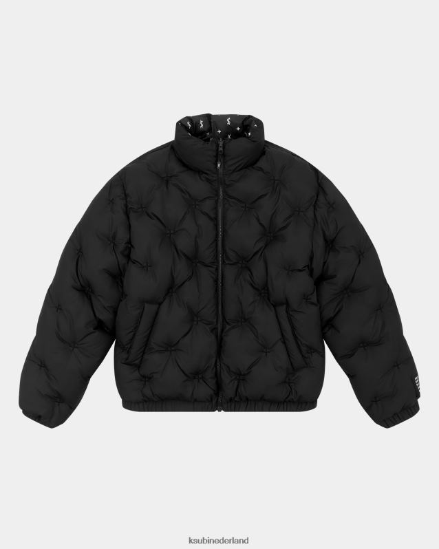 Ksubi mannelijk vlucht pufferjack XT0TV437 kleding zwart