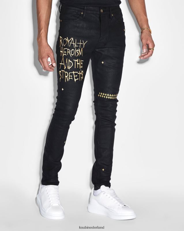 Ksubi mannelijk 23 busje winkle XT0TV476 kleding gitzwarte was