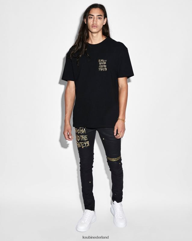 Ksubi mannelijk 23 busje winkle XT0TV476 kleding gitzwarte was