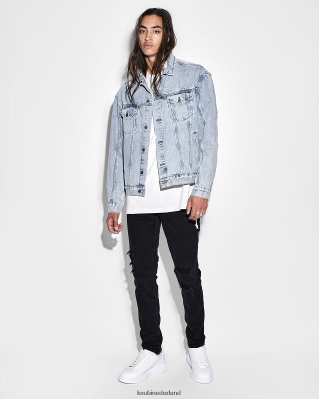 Ksubi mannelijk Chich-beenderen XT0TV339 kleding zwart
