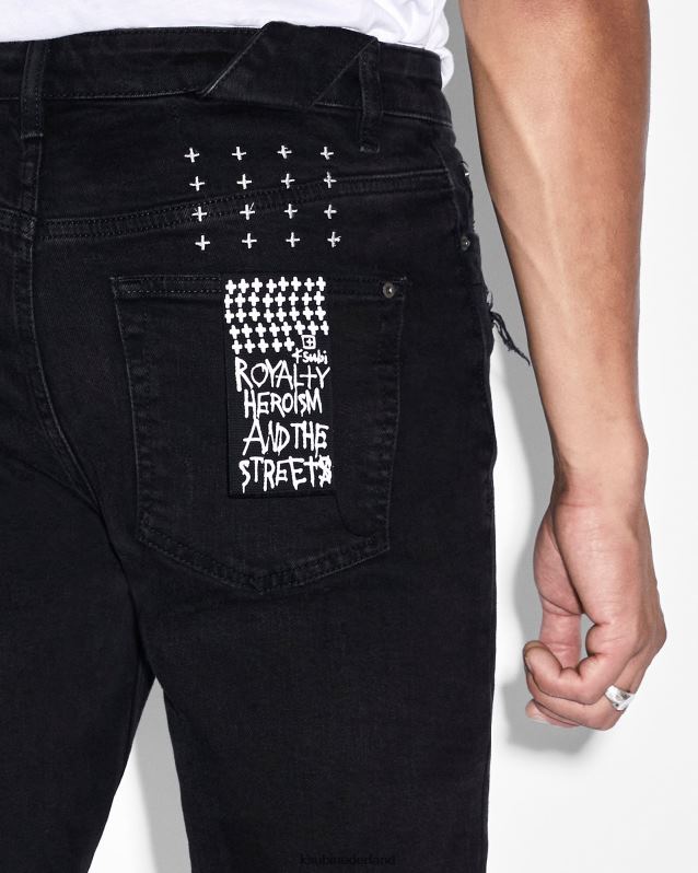 Ksubi mannelijk Chich-beenderen XT0TV339 kleding zwart