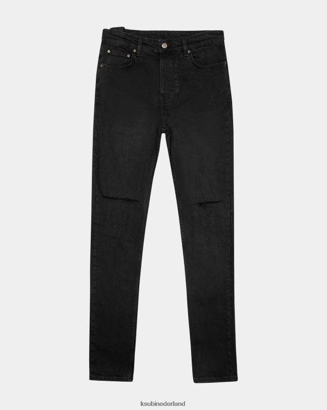 Ksubi mannelijk Chick Krow verpletterd XT0TV366 kleding zwart