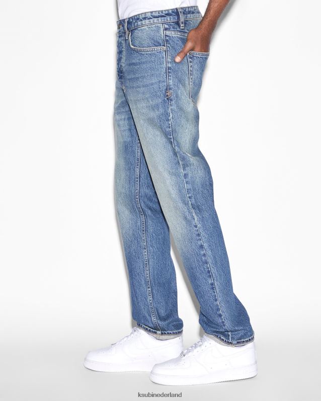 Ksubi mannelijk Hazlow-kroniek XT0TV388 kleding blauwe steen wassen