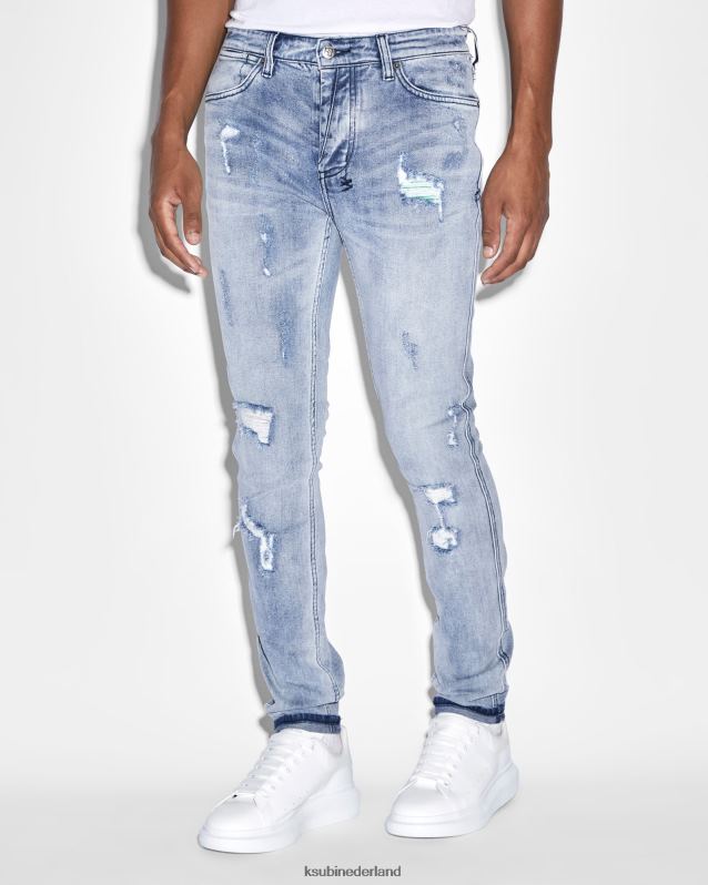 Ksubi mannelijk Van Winkle vernielde dromen XT0TV374 kleding blauw