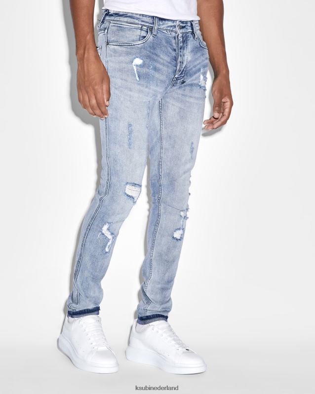 Ksubi mannelijk Van Winkle vernielde dromen XT0TV374 kleding blauw