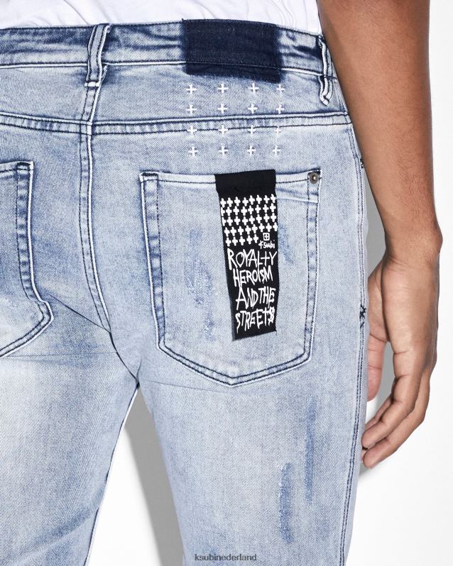Ksubi mannelijk Van Winkle vernielde dromen XT0TV374 kleding blauw