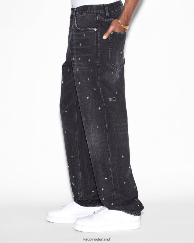 Ksubi mannelijk anti k XT0TV314 kleding zwart