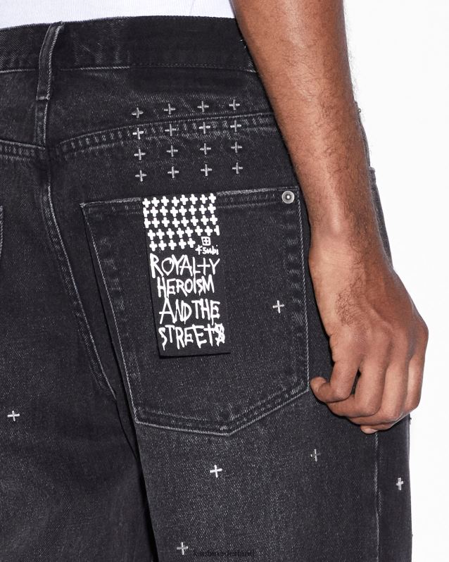 Ksubi mannelijk anti k XT0TV314 kleding zwart