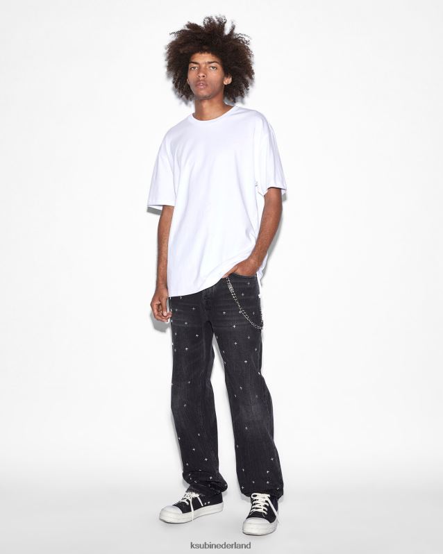 Ksubi mannelijk anti k XT0TV314 kleding zwart