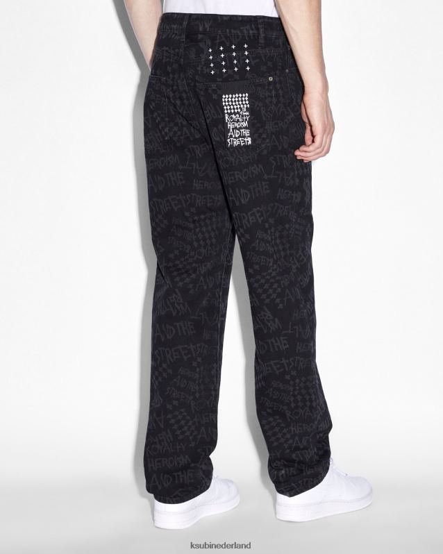Ksubi mannelijk anti k XT0TV347 kleding zwart