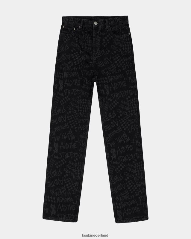 Ksubi mannelijk anti k XT0TV347 kleding zwart
