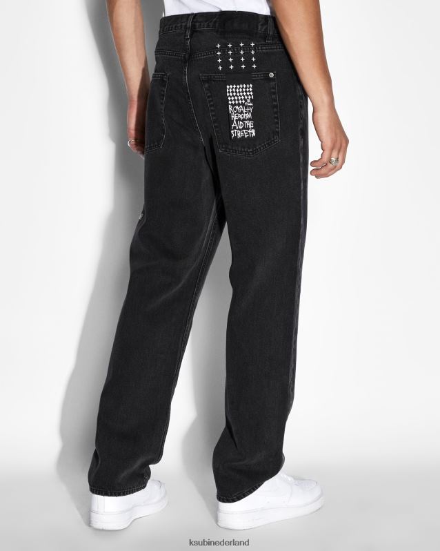 Ksubi mannelijk anti k XT0TV382 kleding zwart