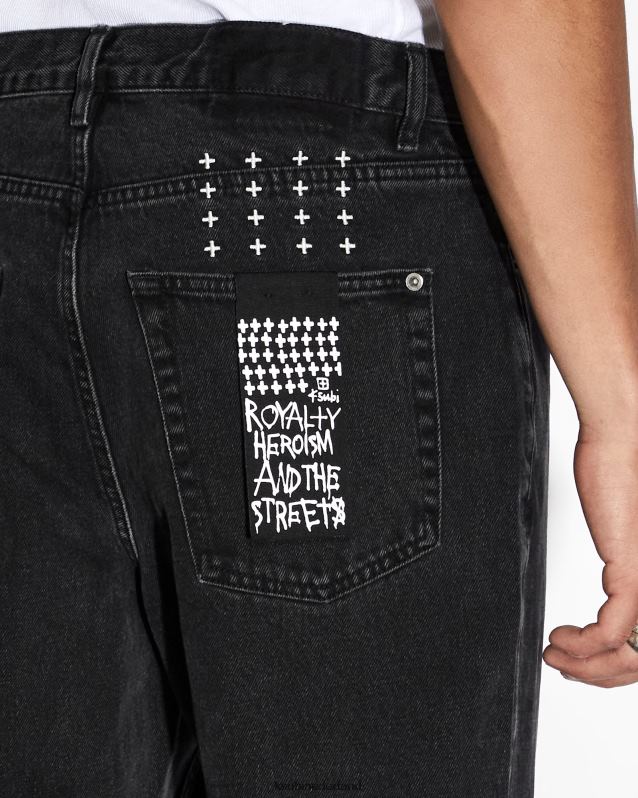 Ksubi mannelijk anti k XT0TV382 kleding zwart