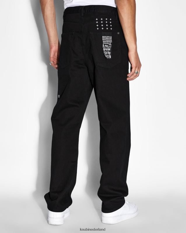 Ksubi mannelijk anti k XT0TV482 kleding zwart