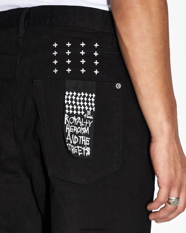 Ksubi mannelijk anti k XT0TV482 kleding zwart