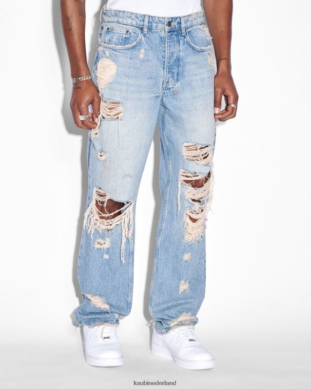 Ksubi mannelijk anti-k erfgoedreparatie XT0TV496 kleding blauw