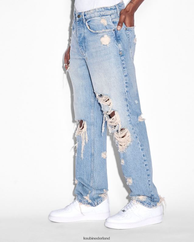 Ksubi mannelijk anti-k erfgoedreparatie XT0TV496 kleding blauw