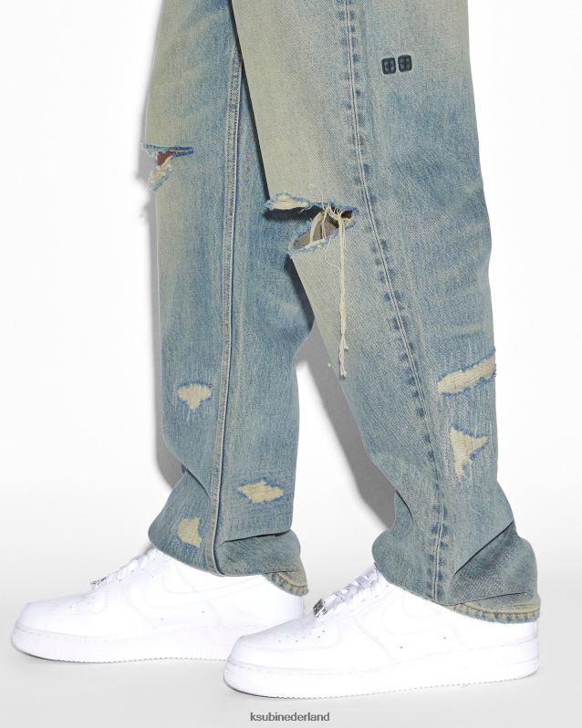 Ksubi mannelijk anti k gooi bak afval XT0TV310 kleding blauw