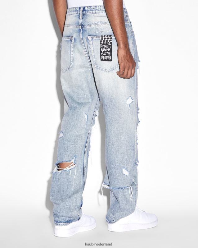 Ksubi mannelijk anti-k-punk XT0TV304 kleding blauw