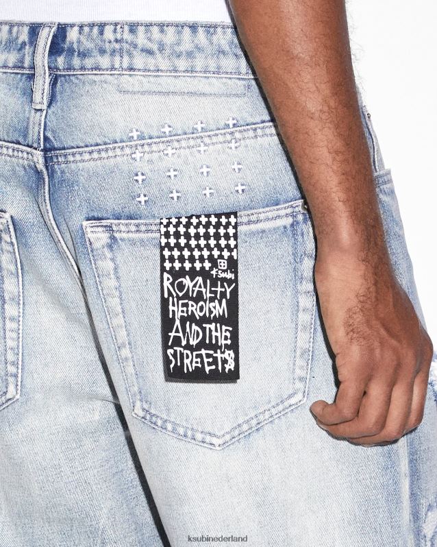 Ksubi mannelijk anti-k-punk XT0TV304 kleding blauw