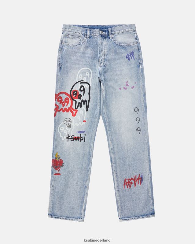 Ksubi mannelijk anti-k-saptrip XT0TV189 kleding blauw