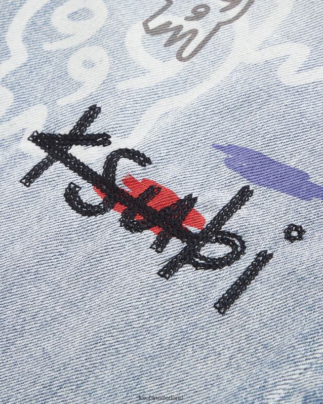 Ksubi mannelijk anti-k-saptrip XT0TV189 kleding blauw
