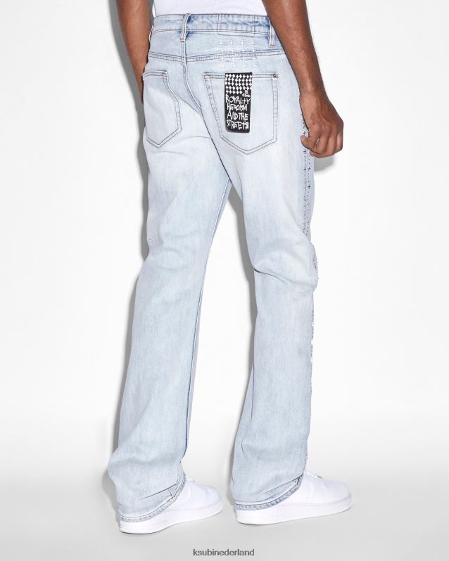 Ksubi mannelijk bronko metalik XT0TV307 kleding blauw