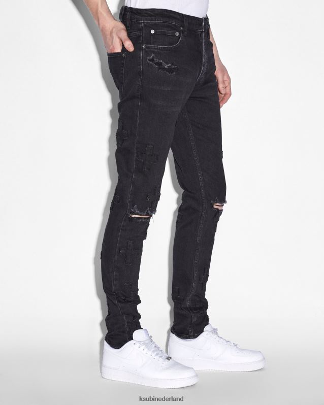 Ksubi mannelijk chich kraftwerk XT0TV386 kleding zwart
