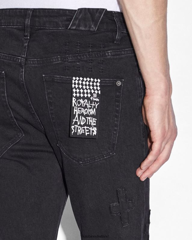 Ksubi mannelijk chich kraftwerk XT0TV386 kleding zwart