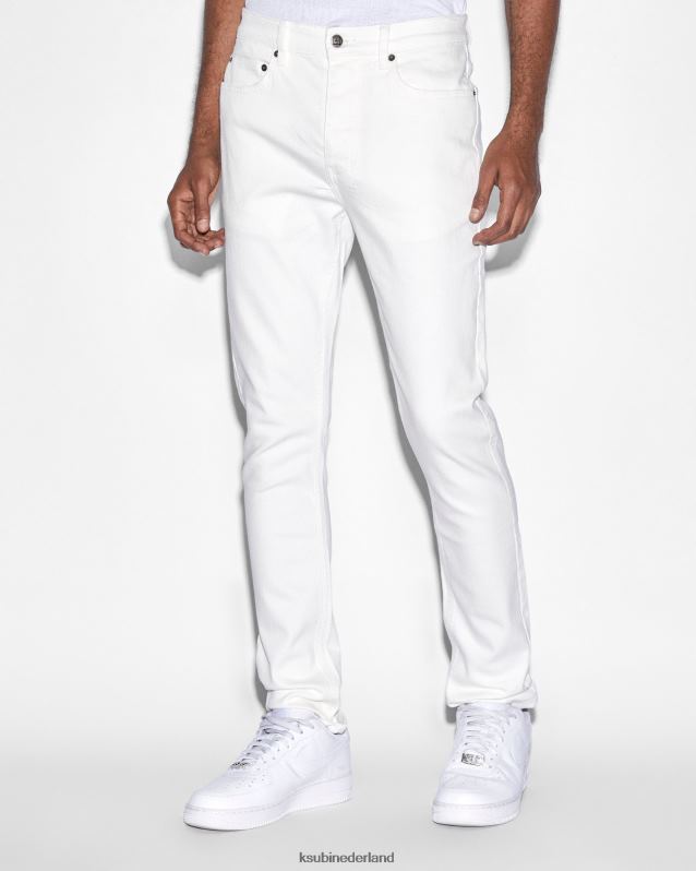 Ksubi mannelijk chich lawine XT0TV389 kleding wit