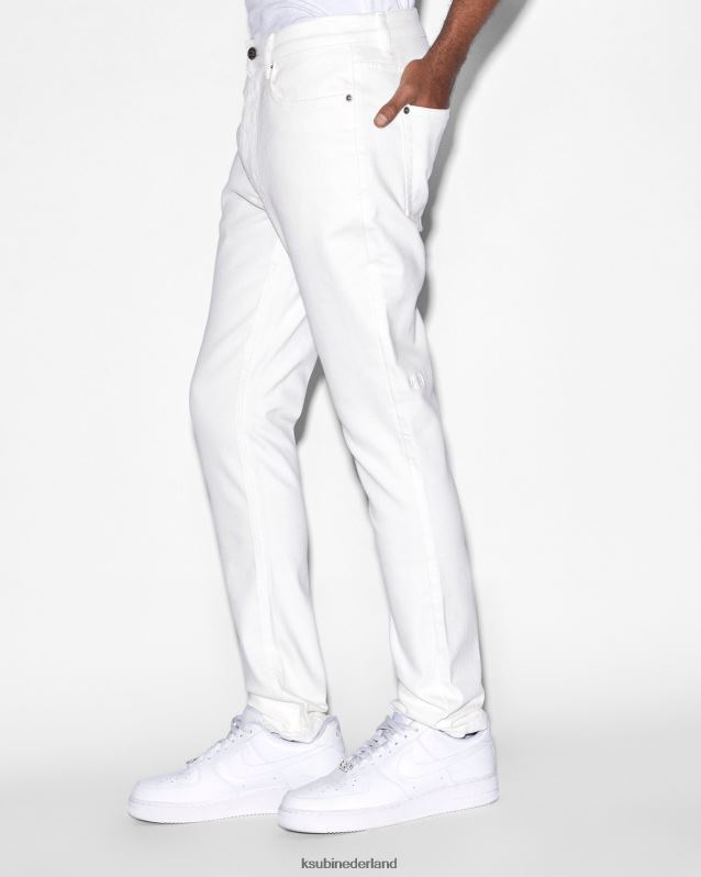 Ksubi mannelijk chich lawine XT0TV389 kleding wit
