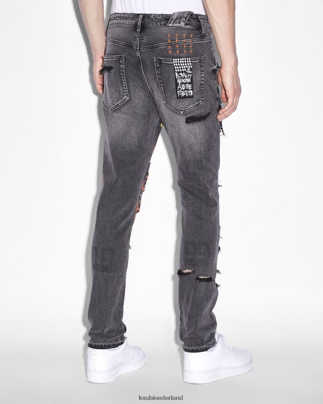 Ksubi mannelijk chitch hardcore XT0TV420 kleding zwart