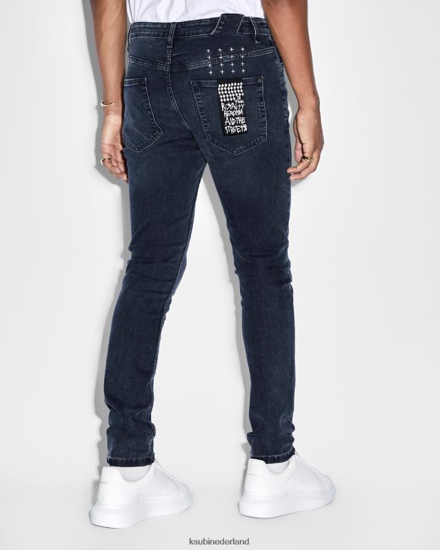 Ksubi mannelijk chitch kolla XT0TV373 kleding blauw