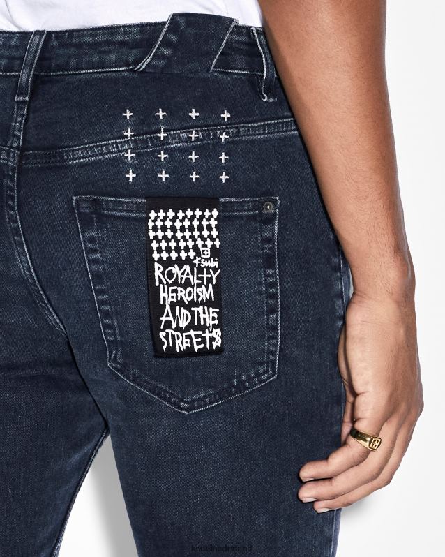 Ksubi mannelijk chitch kolla XT0TV373 kleding blauw