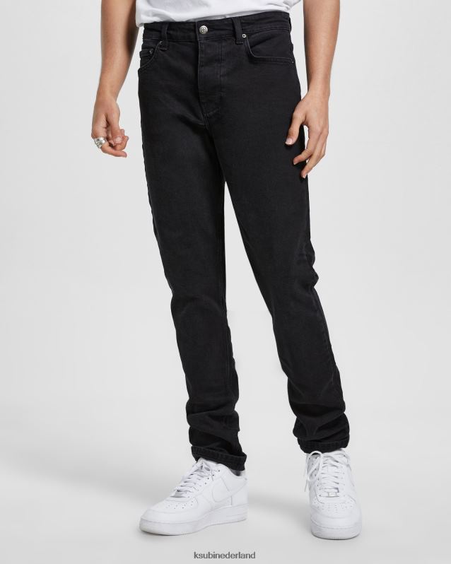 Ksubi mannelijk chitch kraai XT0TV364 kleding zwart