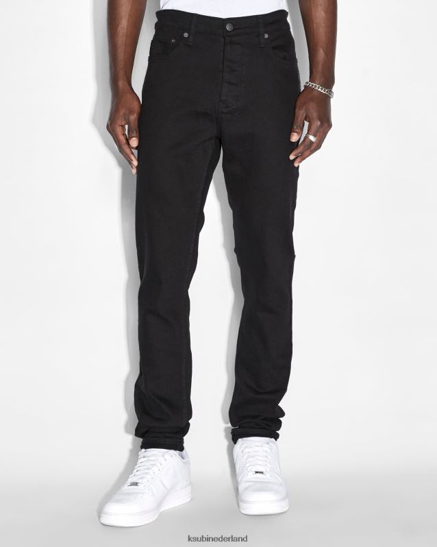 Ksubi mannelijk chitch kristal XT0TV354 kleding zwart