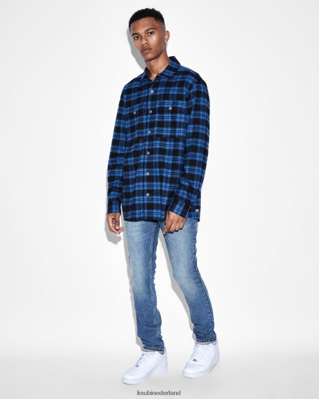 Ksubi mannelijk chitch kroniek XT0TV380 kleding blauw