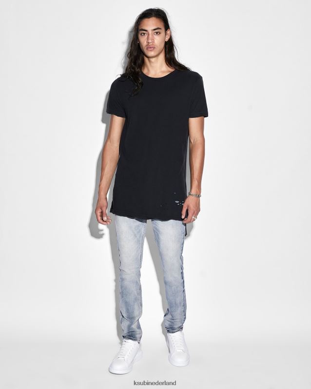 Ksubi mannelijk chitch puur dynamiet XT0TV376 kleding blauw