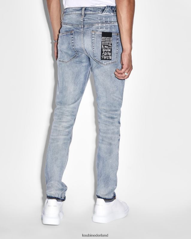 Ksubi mannelijk chitch puur dynamiet XT0TV376 kleding blauw