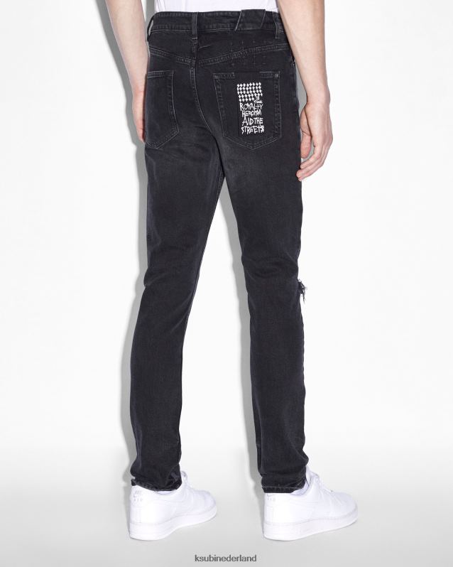 Ksubi mannelijk chitch vlucht XT0TV359 kleding zwart