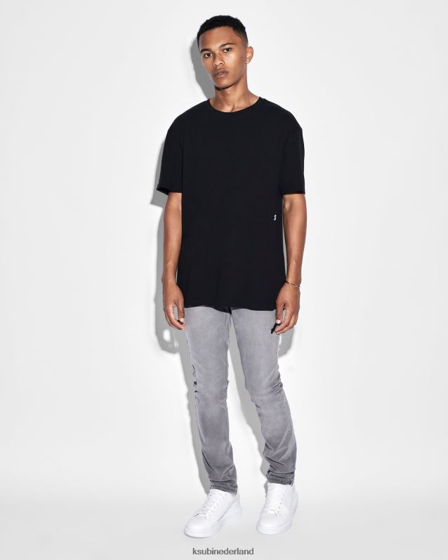Ksubi mannelijk chitch-wonderkind XT0TV475 kleding grijs